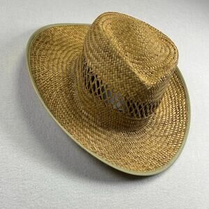 Dorfman Pacific co Natural 100% rush, straw sun hat, beach Boho outdoor ￼